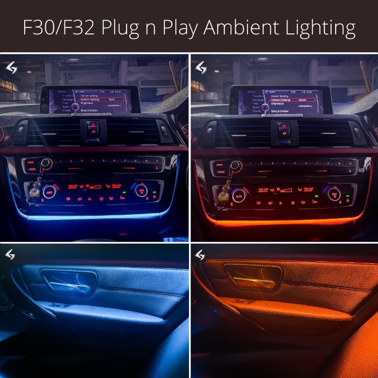 BMW 3 Series F30 Interior Ambient Door Lighting 2 Colour Car