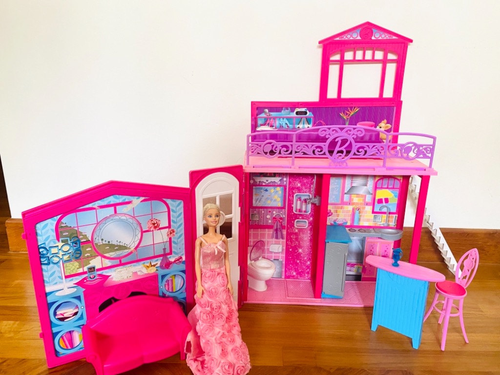 Barbie hot sale house foldable