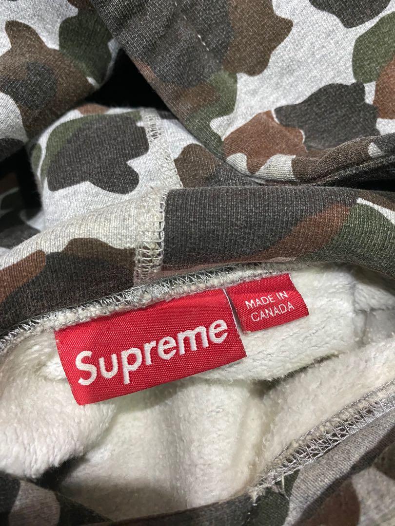 FW12 Supreme Duck Camo Hooded Men s Fashion Tops Sets Hoodies