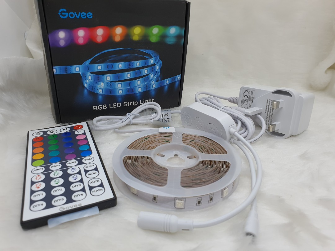 Govee LED Strip Lights 5m with 44 Key Remote for Bedroom Kitchen