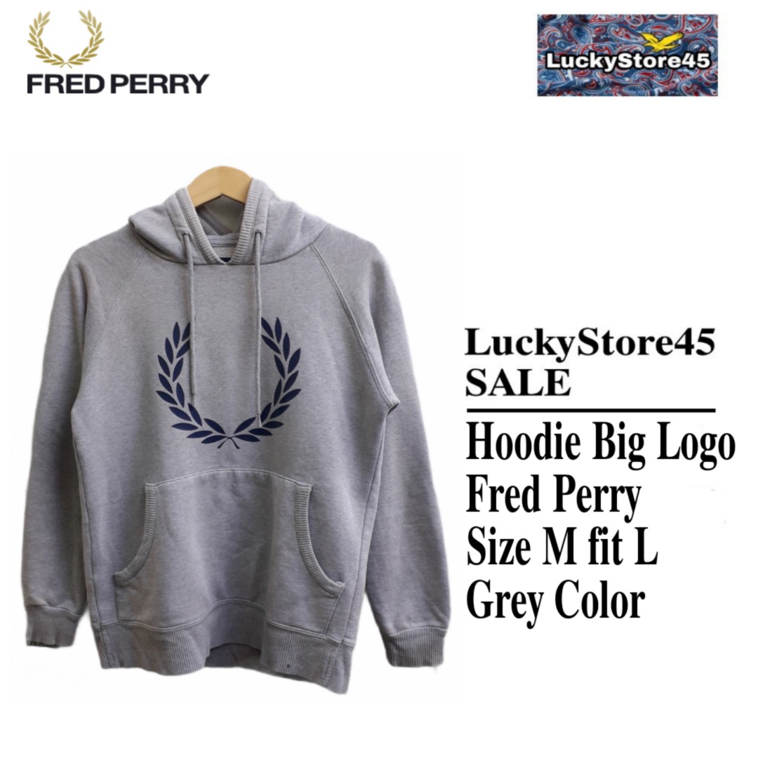 HOODIE FRED PERRY BIG LOGO ORIGINAL