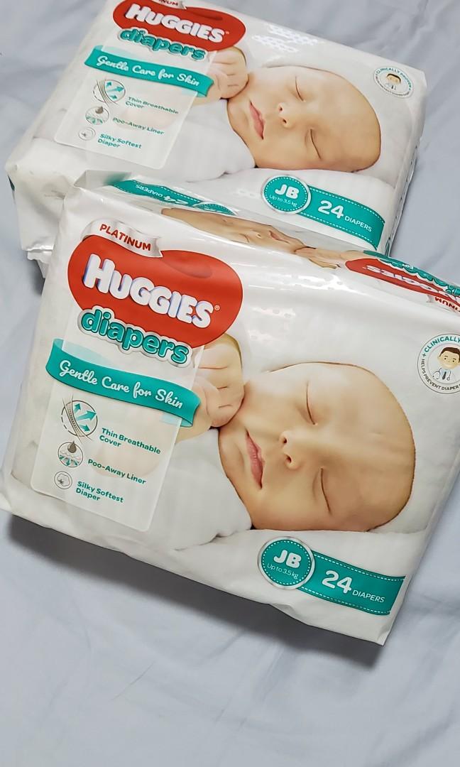 Huggies Just Born Diaper, Babies & Kids, Bathing & Changing, Diapers