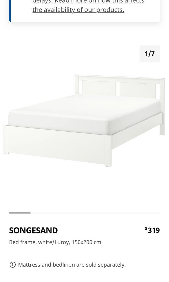ikea bed mattress furniture home living furniture bed frames mattresses on carousell