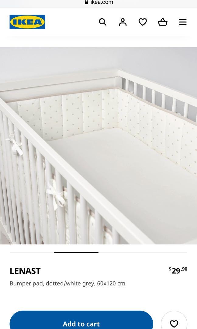 Crib bumper pads ikea hot sale