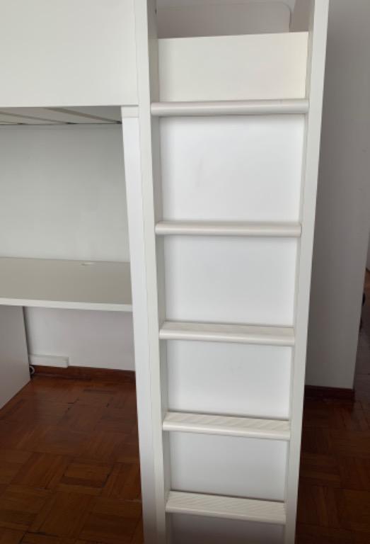 Ikea Smastad Loft Bed White Furniture Home Living Furniture Bed Frames Mattresses On Carousell