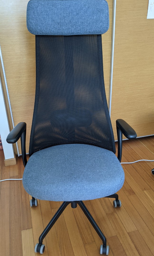 jarvfjallet office chair with armrests furniture home living furniture chairs on carousell