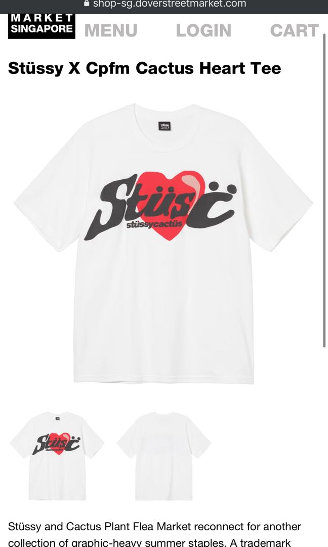 L) Stussy x CPFM 2021 Tee, Men's Fashion, Tops & Sets, Tshirts