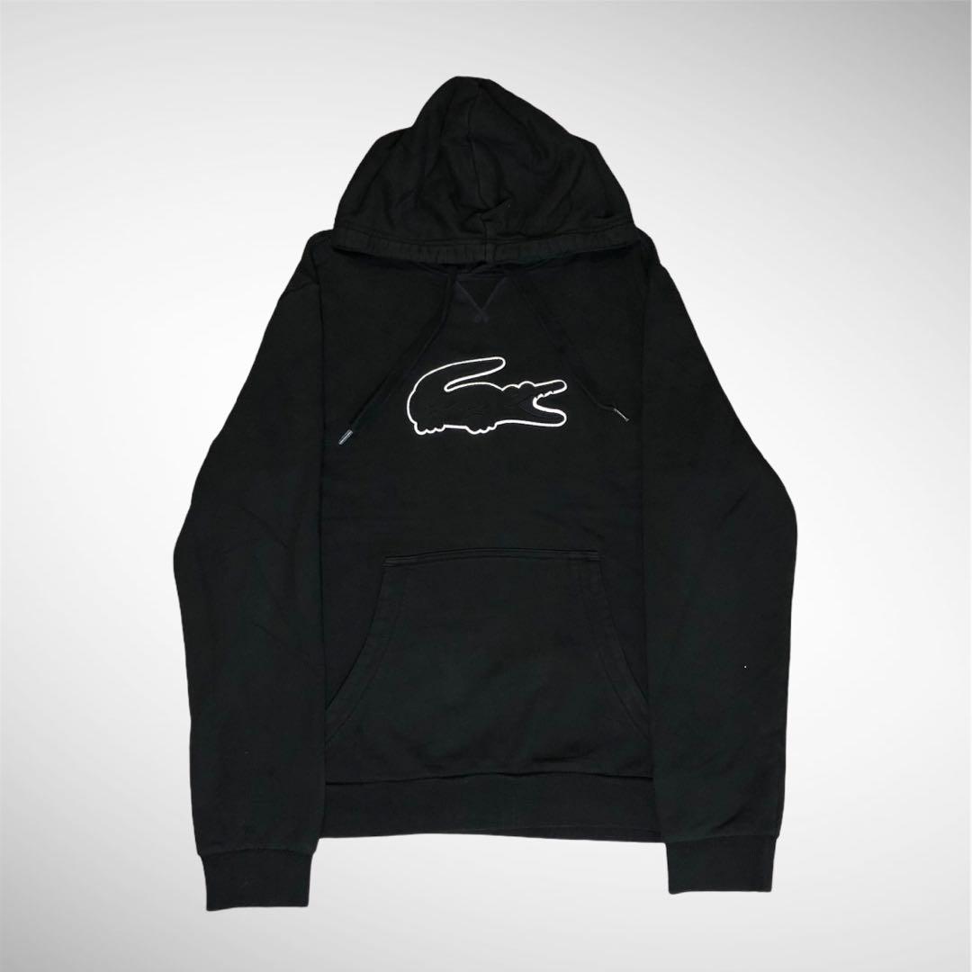 Lacoste hoodie store big logo