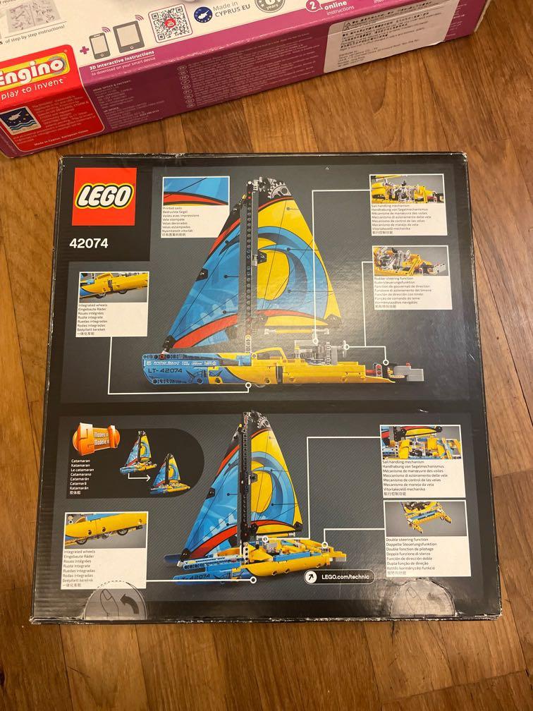 Lego racing shop yacht 42074