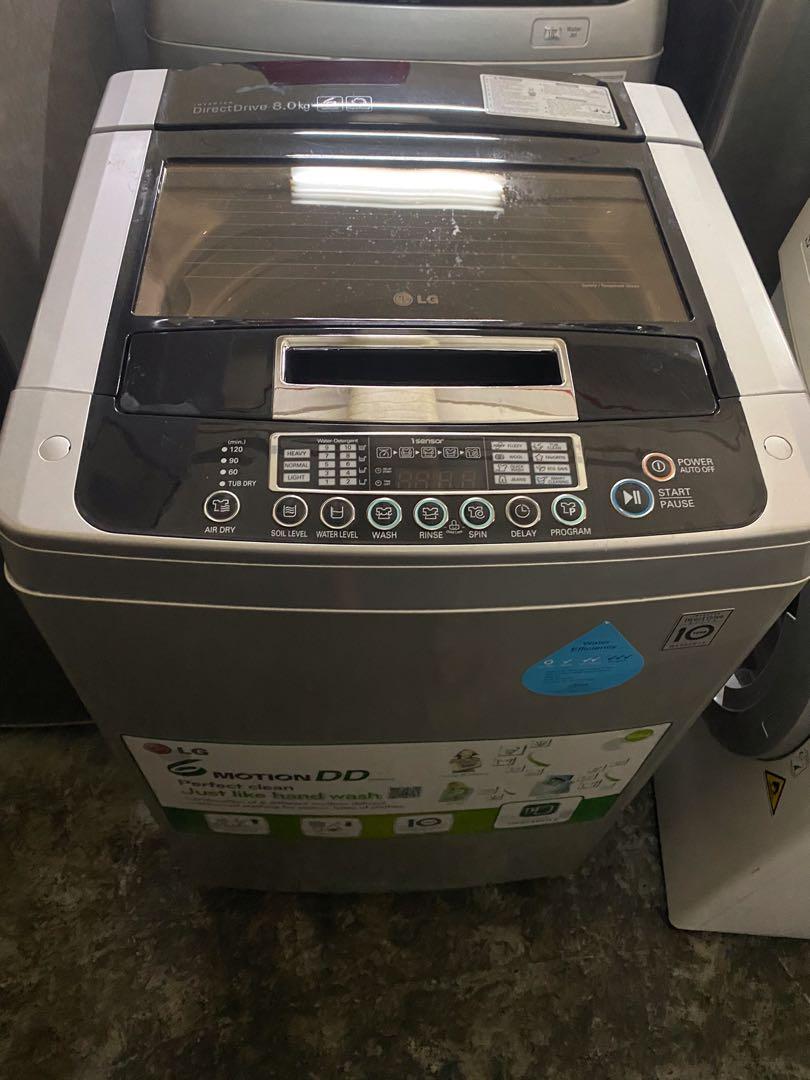 LG direct drive 8kg washing machine / washer, TV & Home Appliances
