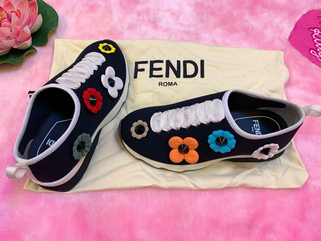 Fendi outlet flower sneakers