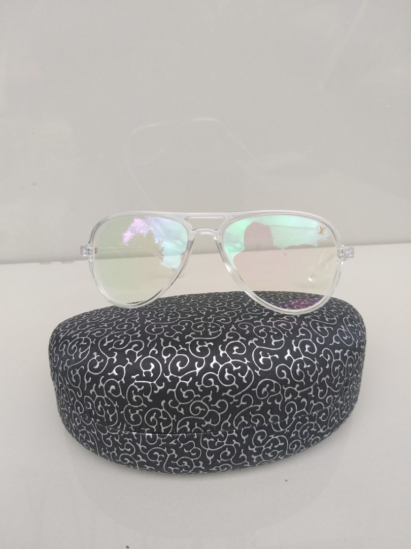 clear aviator eyeglasses