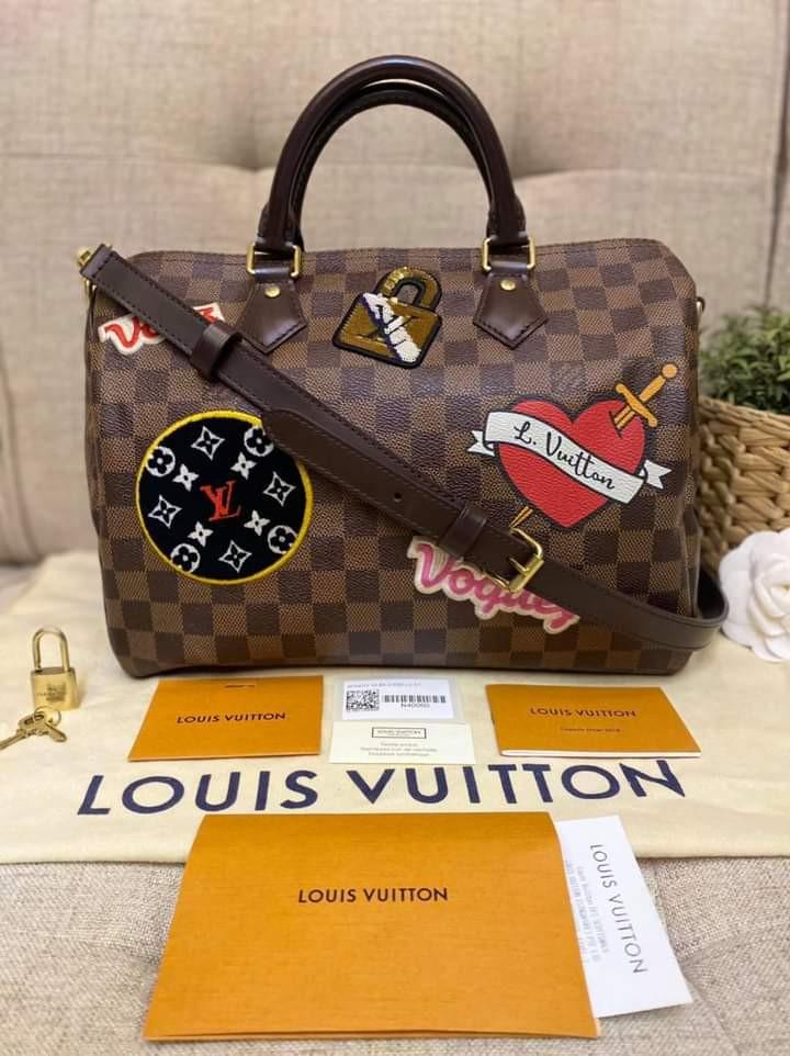 LV World Tour Limited Edition Bandouliere 30 Damier Ebene 2018, Luxury,  Bags \u0026 Wallets on Carousell