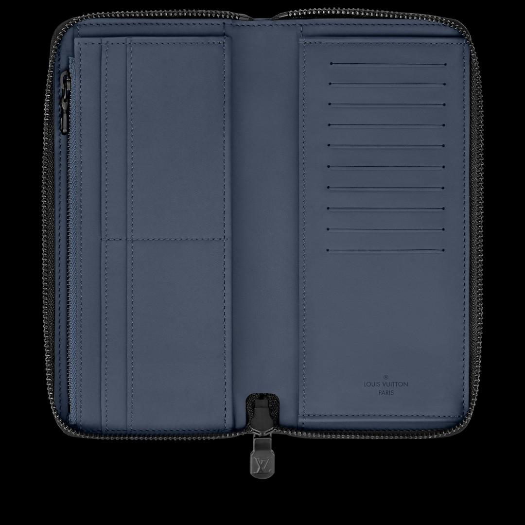 Louis Vuitton M80423 Zippy Wallet Vertical , Navy, One Size