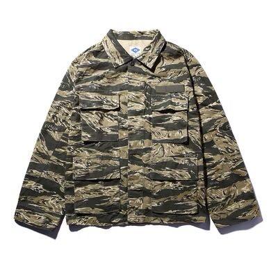 madness 17ss bdu tiger camo pattern shirt B.D.U. logo size s camo