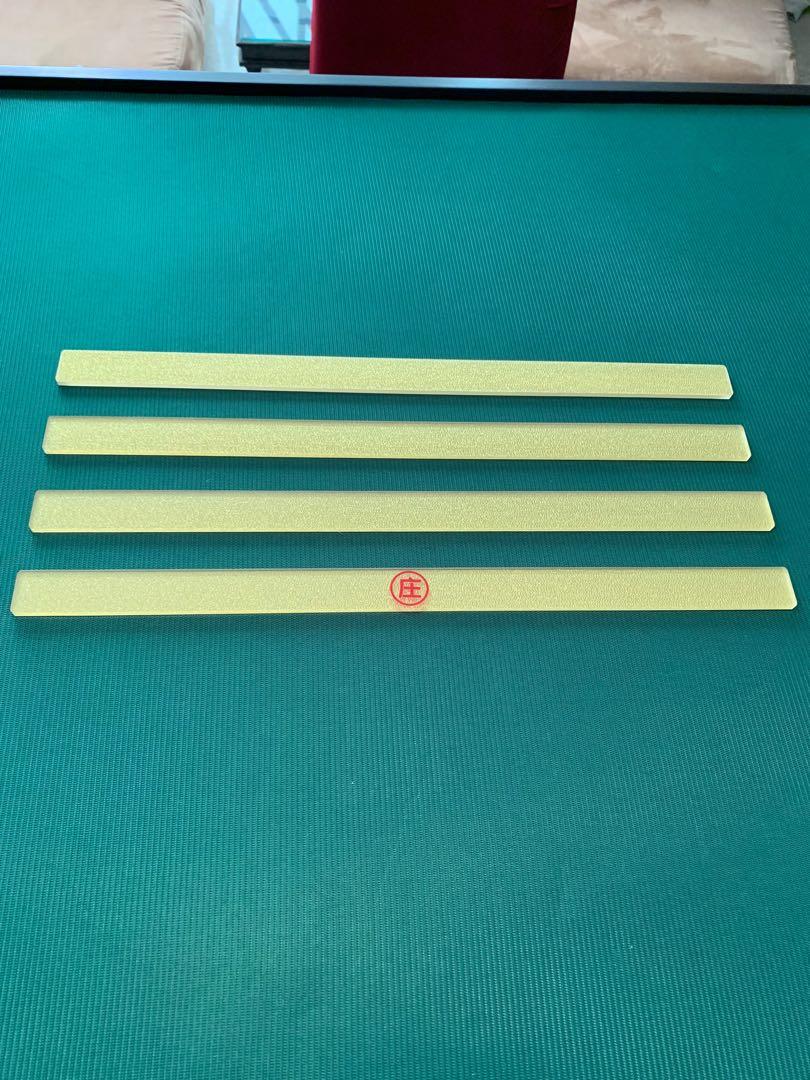 Mahjong Set Full Size Chinese Mahjong Pusher/Ruler [4 Pack Set] For ...