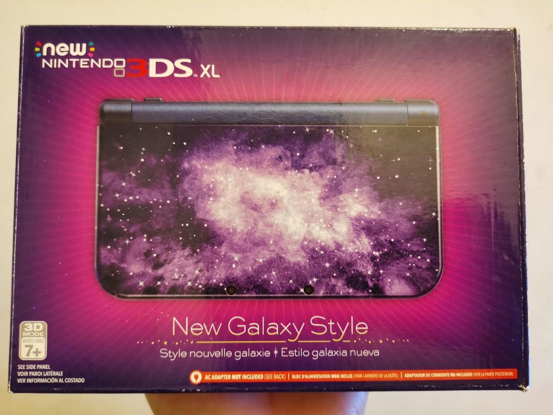 New Nintendo 3ds Xl New Galaxy Style Limited Edition Mint Condition Video Gaming Video Game Consoles Nintendo On Carousell