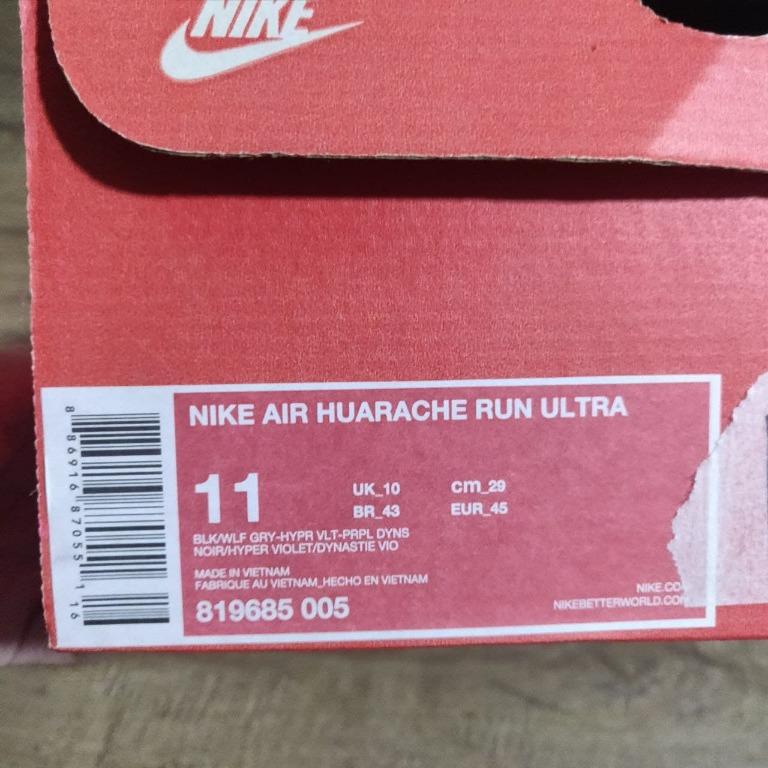 Nike Air Huarache Run Ultra Men s Fashion Footwear Sneakers on