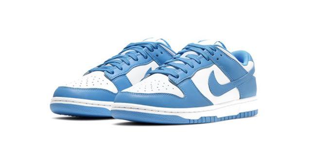 Nike Dunk Low - University Blue 藍色, 男裝, 鞋, 波鞋- Carousell