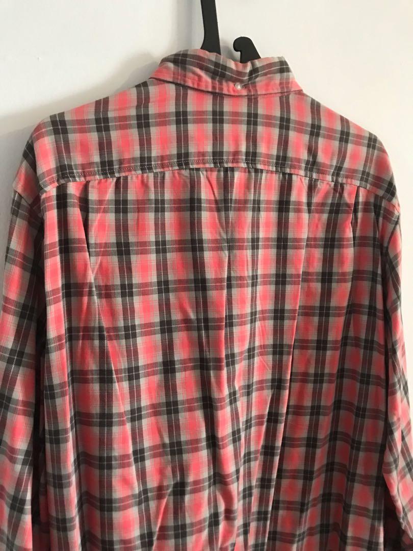 Nike flannel, Fesyen Pria, Pakaian 