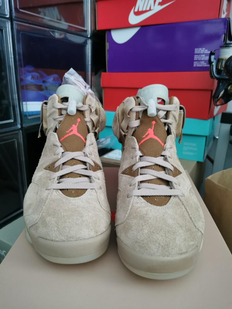 Nike Jordan 6 x travis scott, Men's Fashion, Footwear, Sneakers on Carousell