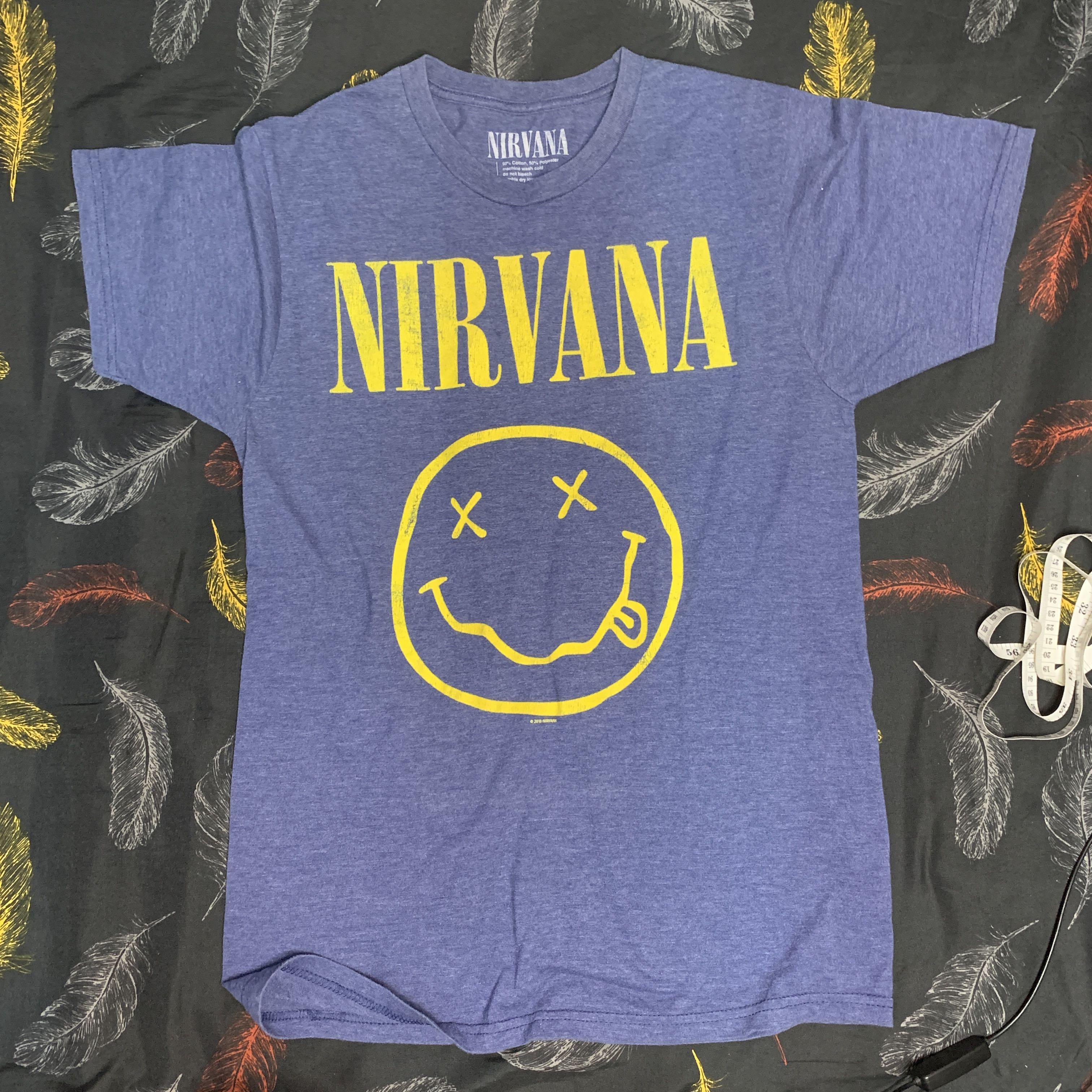 Nirvana Bleach TShirt, Men's Fashion, Tops & Sets, Tshirts & Polo Shirts on  Carousell