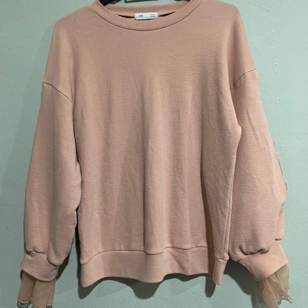Nude pink hotsell sweatshirt