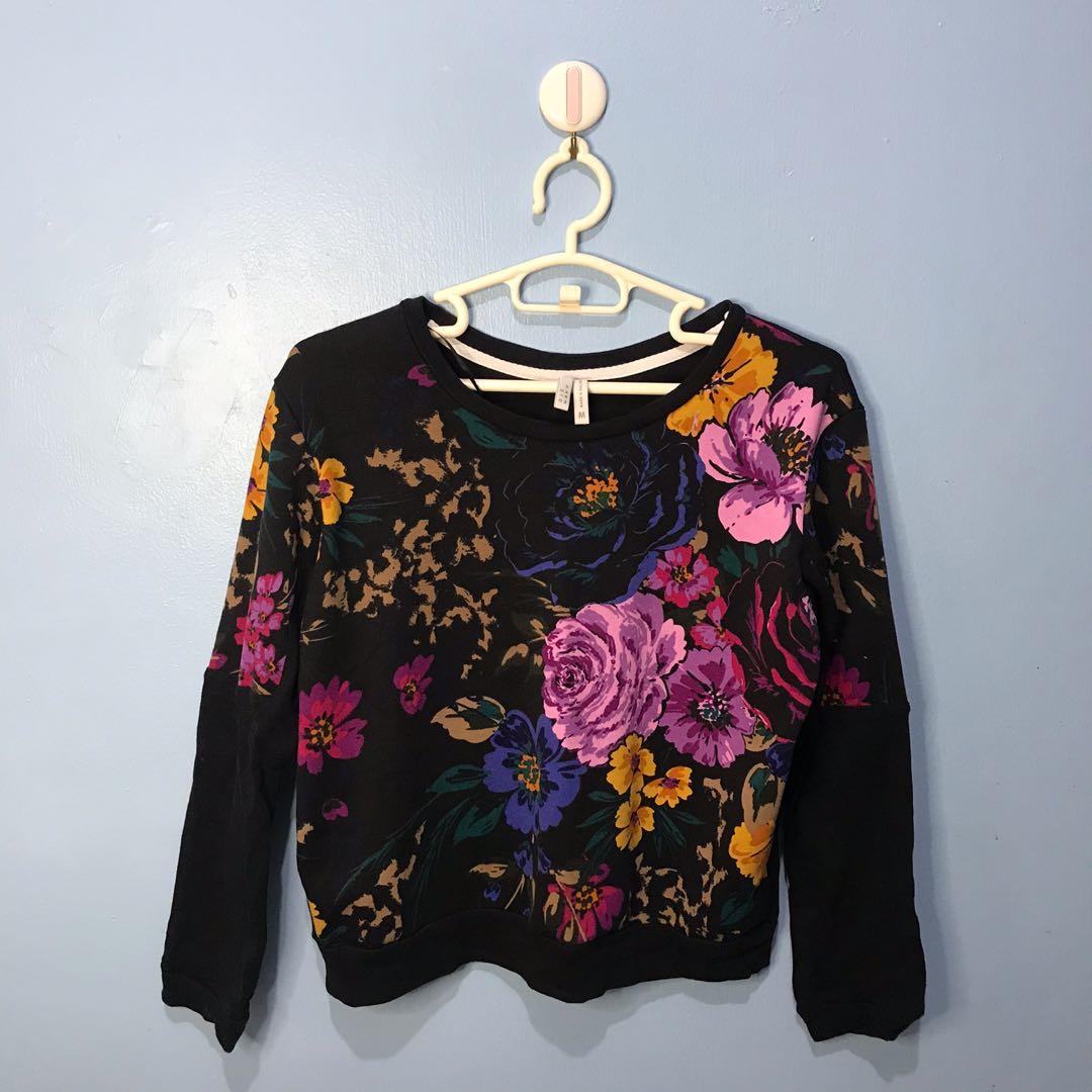 old navy floral sweatshirts