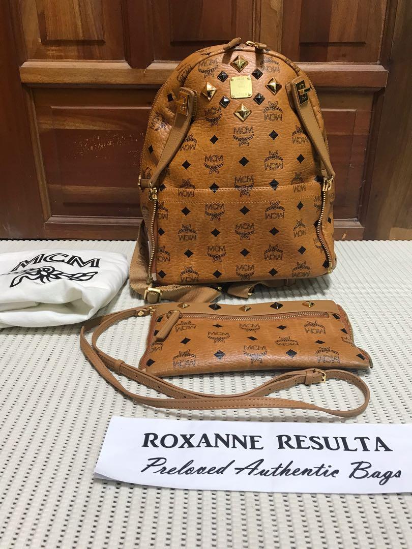 Original MCM Dual Stark Backpack 2 in 1