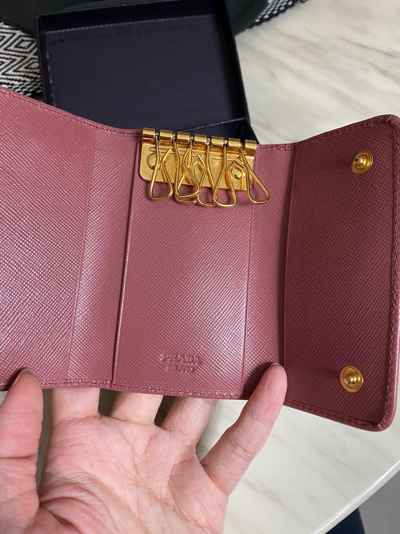 Prada Key Holder/Wallet, Luxury, Bags & Wallets on Carousell