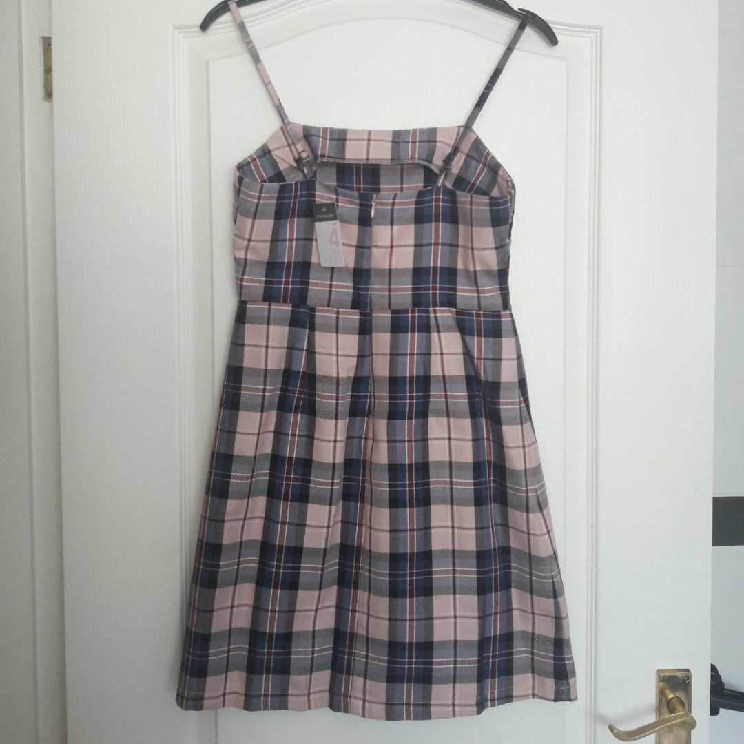primark checkered dress