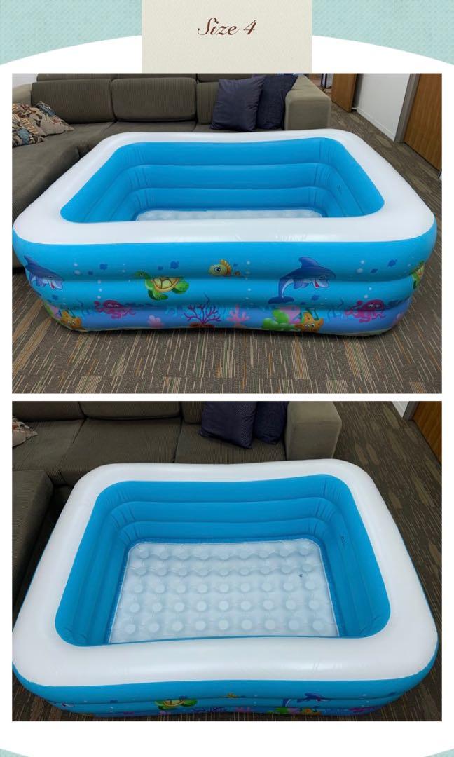 [Ready Stock] Inflatable Swimming Pool / Ball Pit / Playpen / Baby Bathtub, Babies & Kids