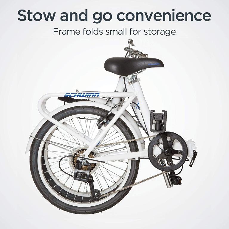 Schwinn loop adult folding bicycle cheap