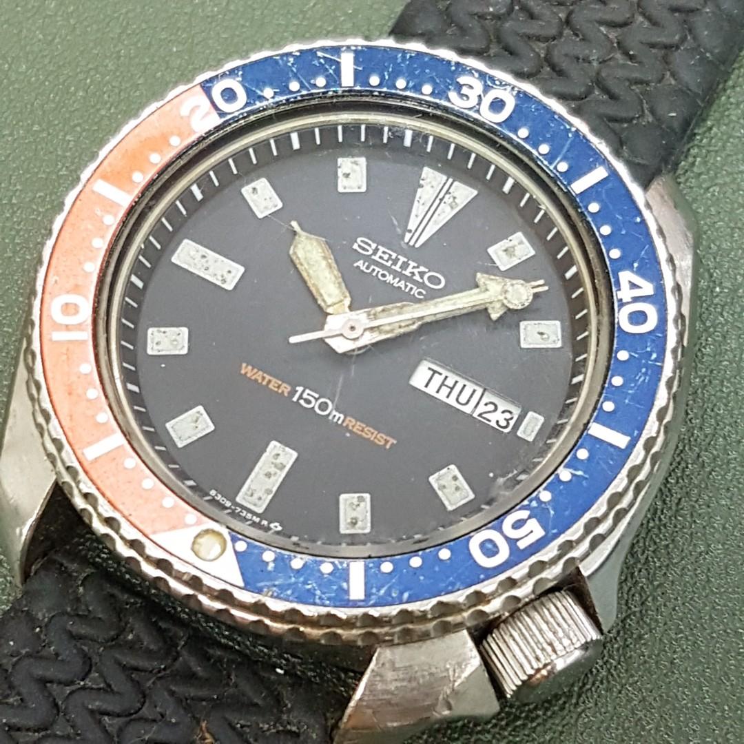Seiko Pepsi Diving Watch from 1977, Men's Fashion, Watches & Accessories,  Watches on Carousell