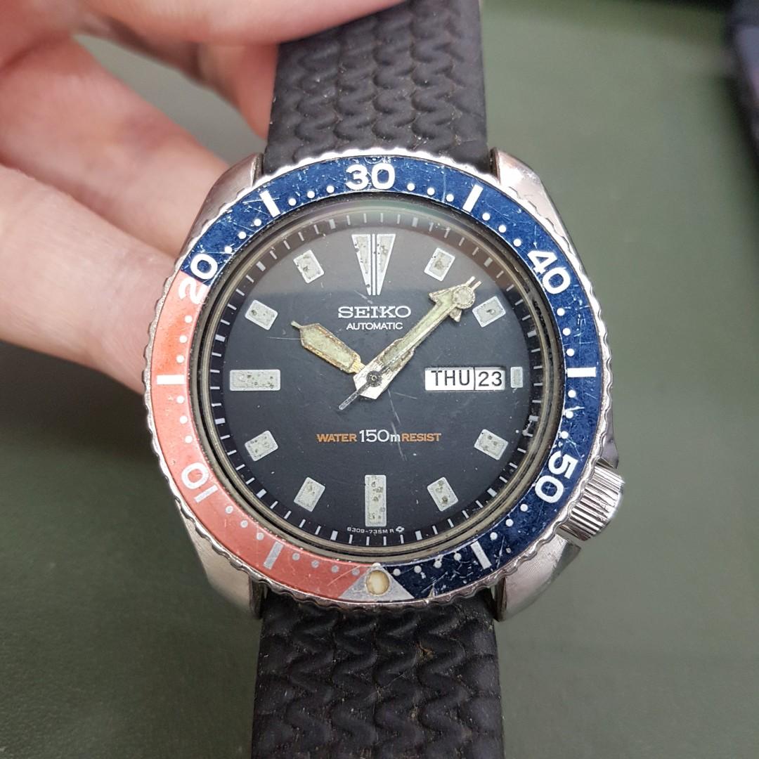 Seiko Pepsi Diving Watch from 1977, Men's Fashion, Watches & Accessories,  Watches on Carousell