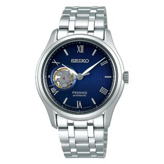 【現貨】Seiko Presage Skeleton Zen Garden Automatic Mechanical Watch SSA411J1, Seiko 鏤空藍色錶面禪庭園自動機械手錶 SSA411J164207020872065110