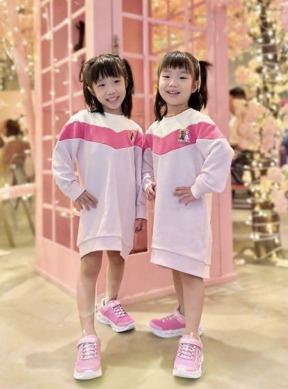 Skechers t shirt kids pink hotsell