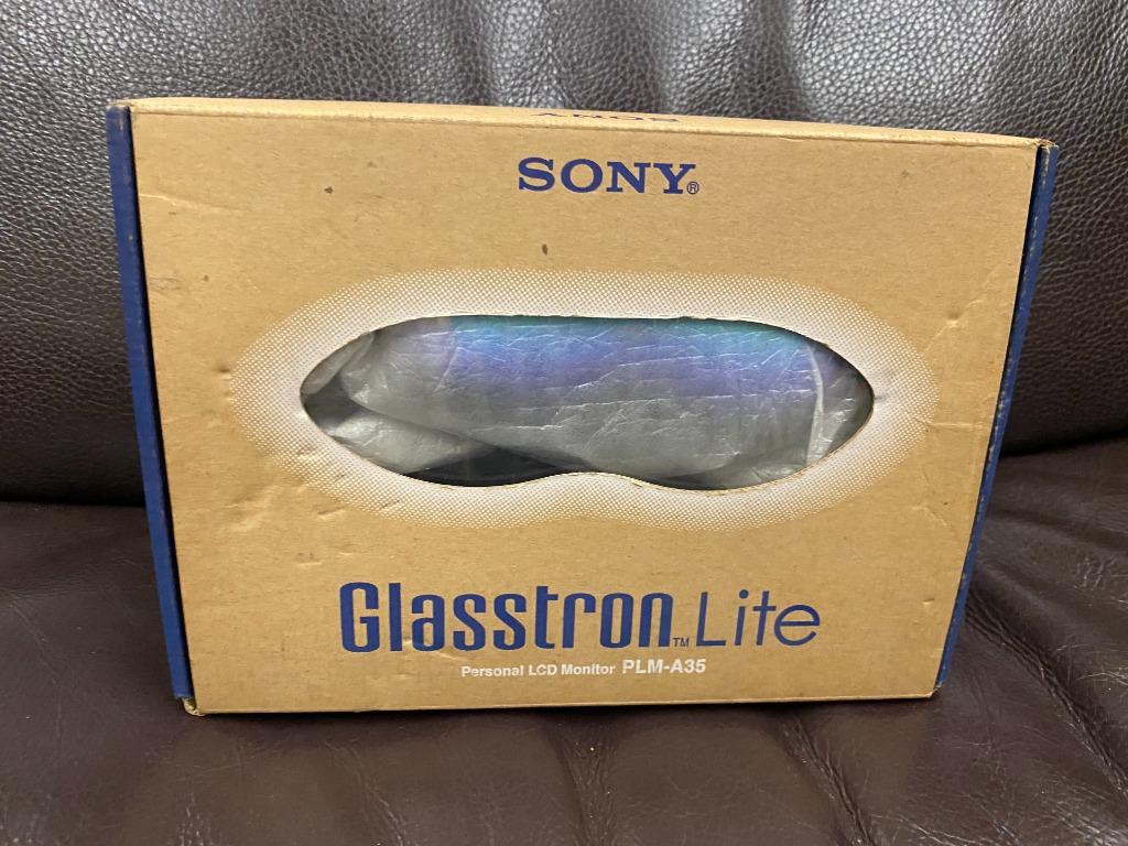 絕版收藏】Sony Glasstron Lite頭戴式液晶顯示器PLM-A35 LCD Monitor