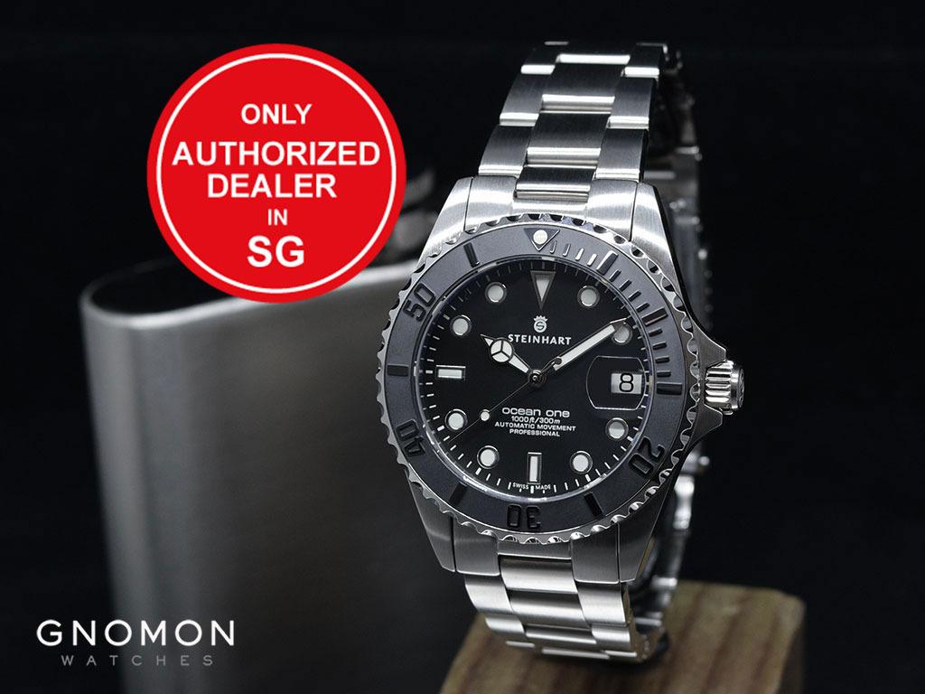 Steinhart Ocean One 39 Black Ceramic for Gnomon, Men's Fashion, Watches &  Accessories, Watches on Carousell