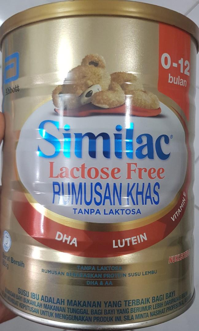 Susu formula 0 12 bulan Similac Lactose Free Tanpa Laktosa