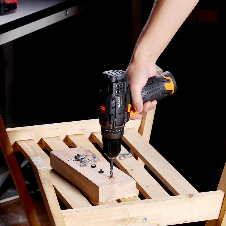 TACKLIFE 12V Cordless Drill Driver Hobbies Toys Stationery