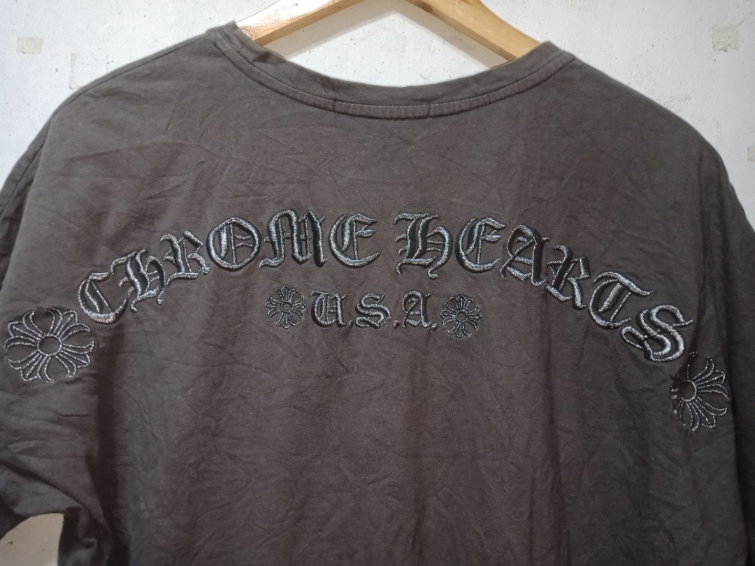 Vintage CHROME HEARTS embroidered tee 