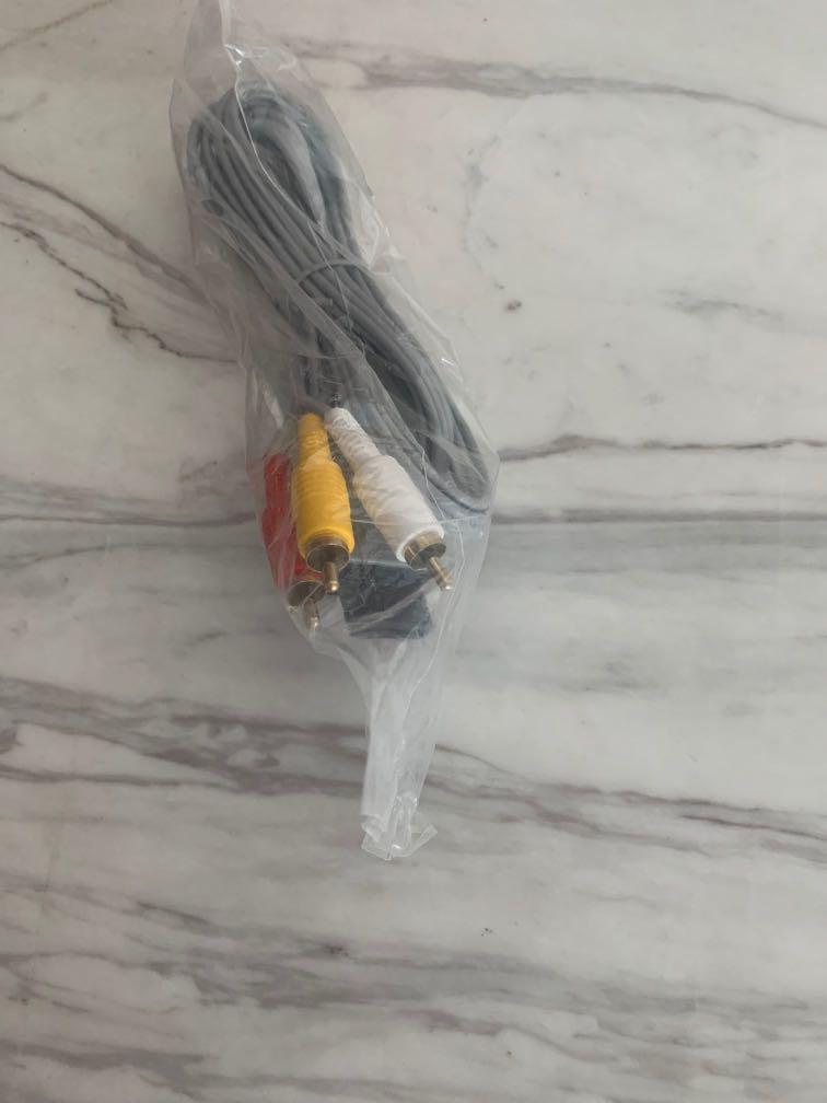 Wii tv connection cable, Video Gaming, Video Games, Nintendo on Carousell