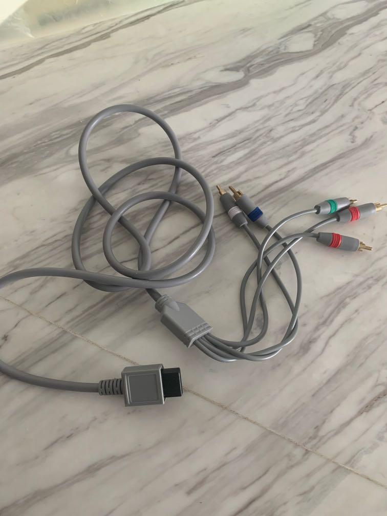 Wii tv connection cable, Video Gaming, Video Games, Nintendo on Carousell