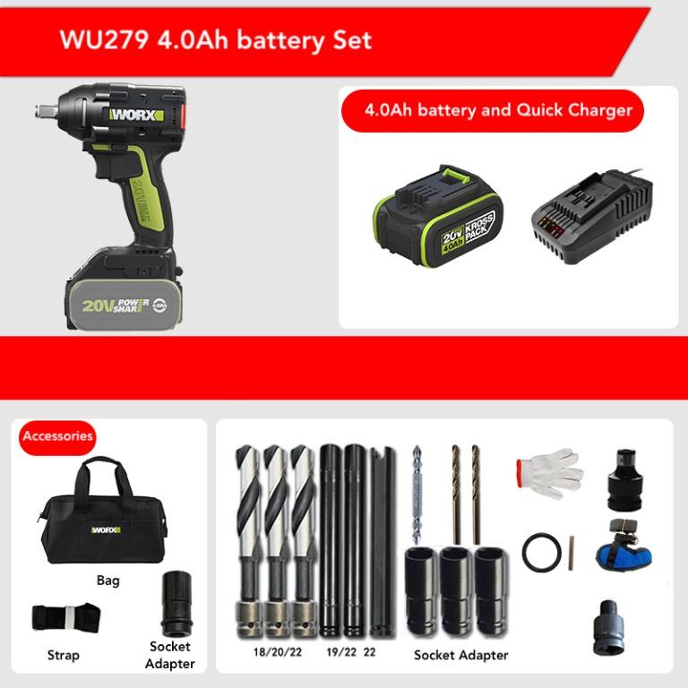 Worx wu online 279