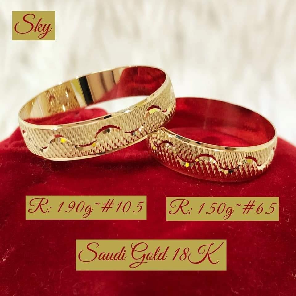 18k saudi gold wedding cheap ring