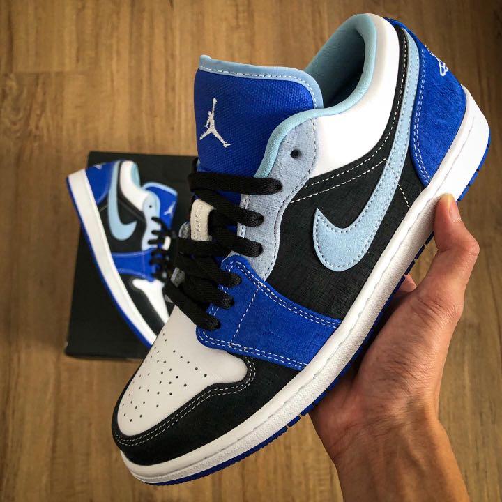 air jordan 1 low se racer blue