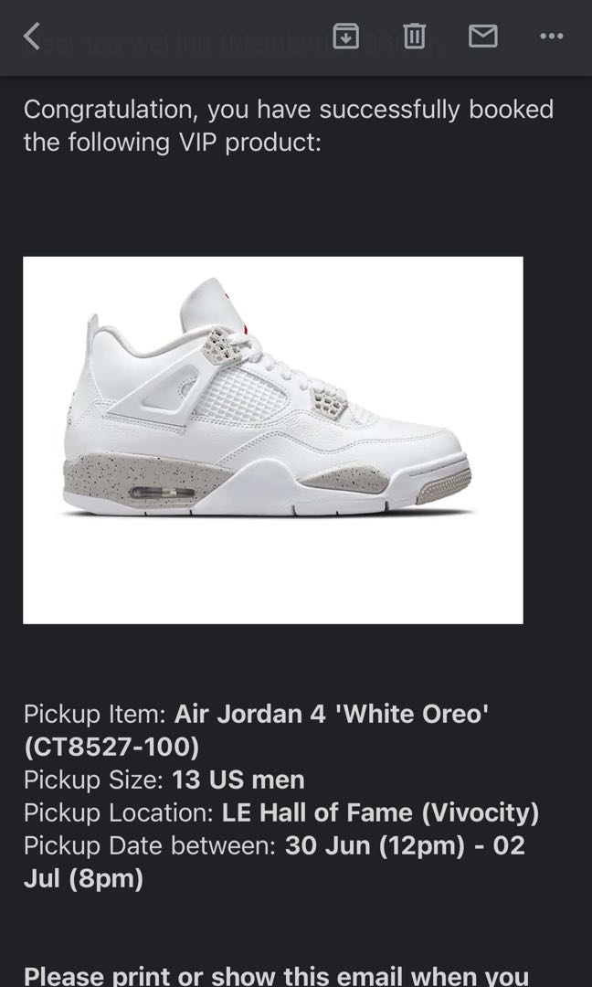 Nike air jordan new arrivals flight origin 4 oreo