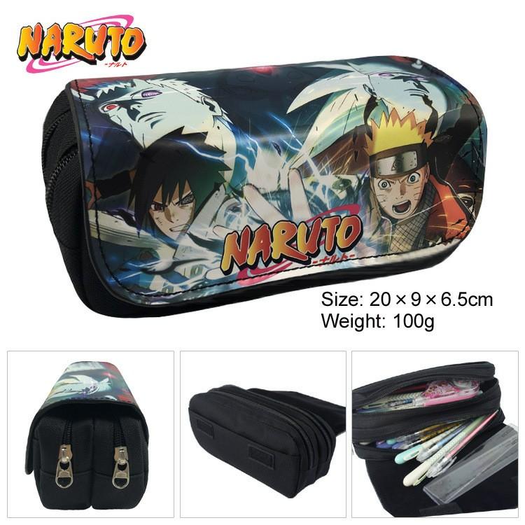 Naruto Anime Theme Pencil Stationery Pouch Zipper Closer Pen Pencil Case  For Kids Best For Return Gift Item  1 Pcs Note  Anime Design May Vary