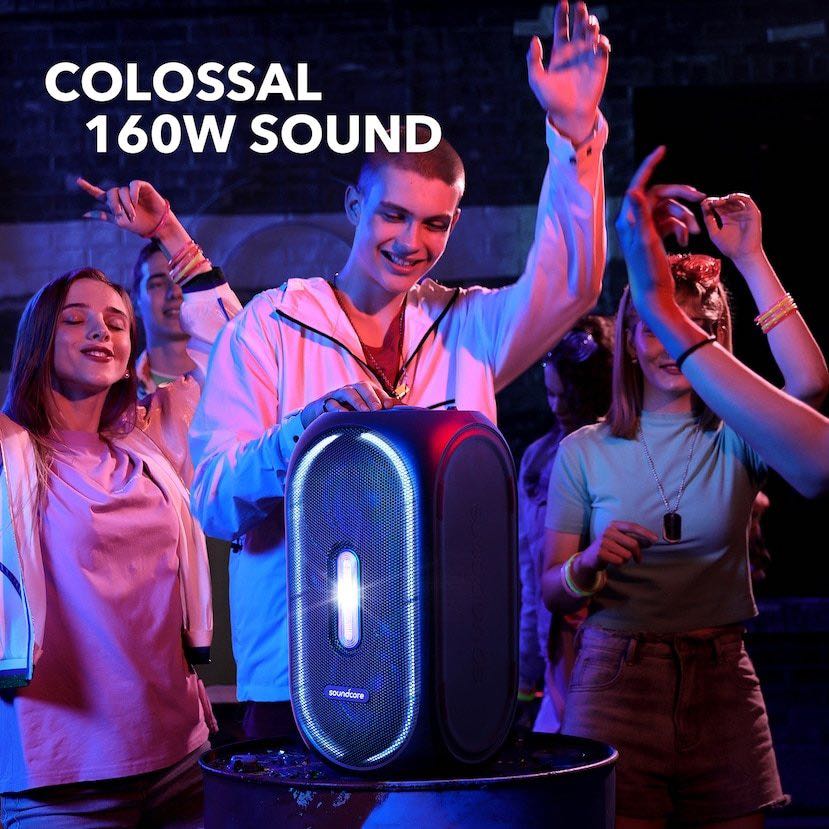 Anker SoundCore Rave 節拍光效160W派對藍牙喇叭, 音響器材, Soundbar、揚聲器、藍牙喇叭、耳擴 - Carousell